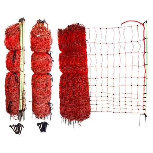 Poultry Netting Electrifiable Orange | DoWell Equine