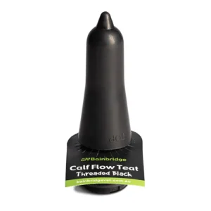 Calf Teat - Black Threaded